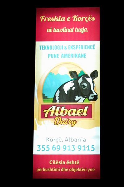 Albael Dairy sign