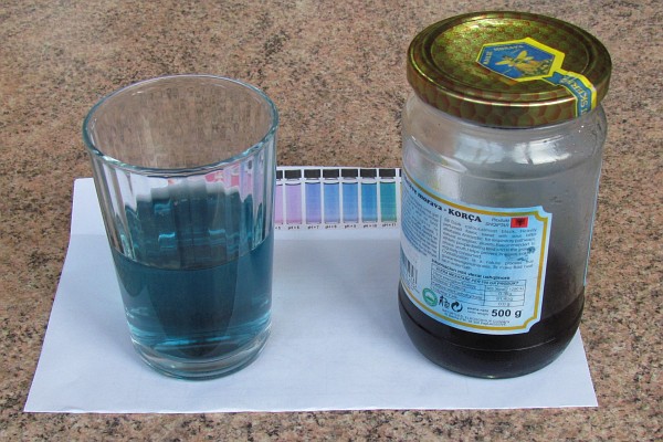 red cabbage juice as pH indicator