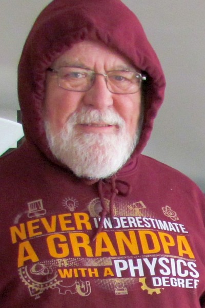 my grandpa with a physics degree sweatshirt