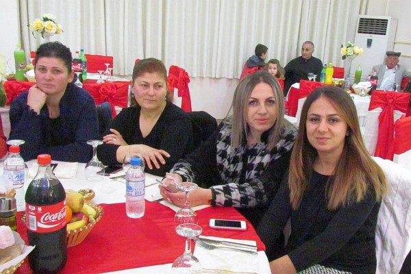 staff and teachers at LAC Christmas party