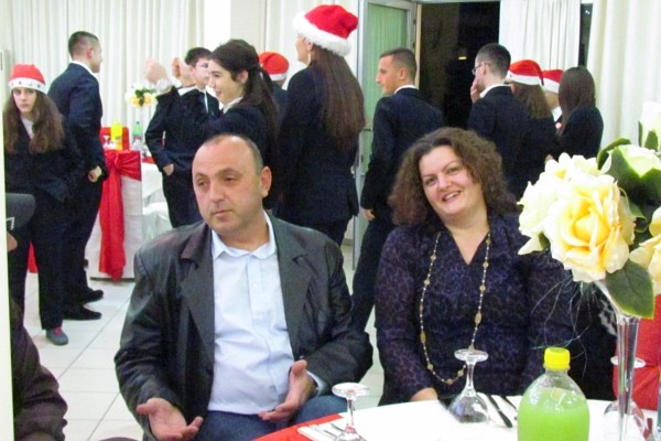 Rafael and Morela at the LAC Christmas party
