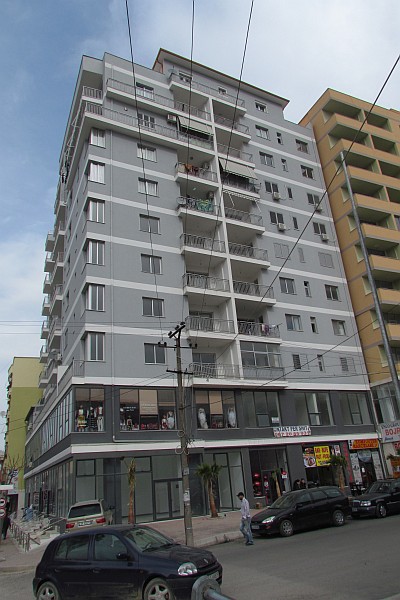 A high rise building with some occupants