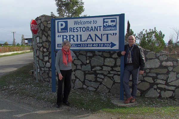 sign for Brilant Restaurant