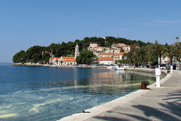 the long view of the Cavtat waterfront
