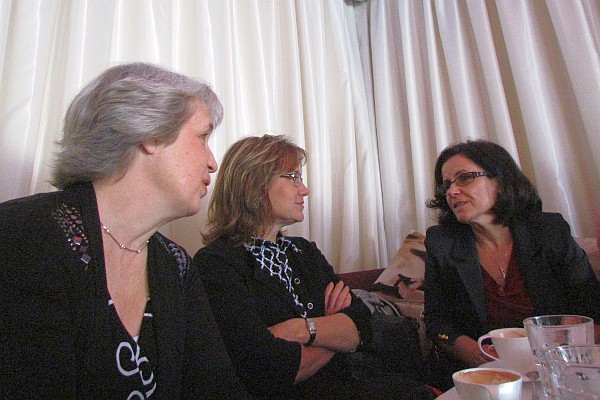 Janet Blosser, Lynn Suter and Klementina Shahini