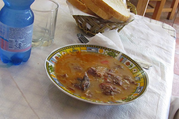 paçe koke, an Albanian stew