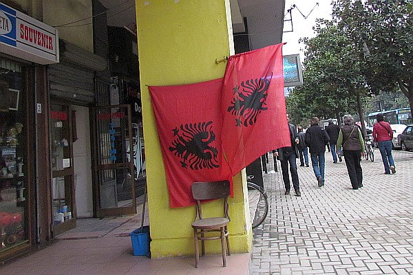 Albanian flags
