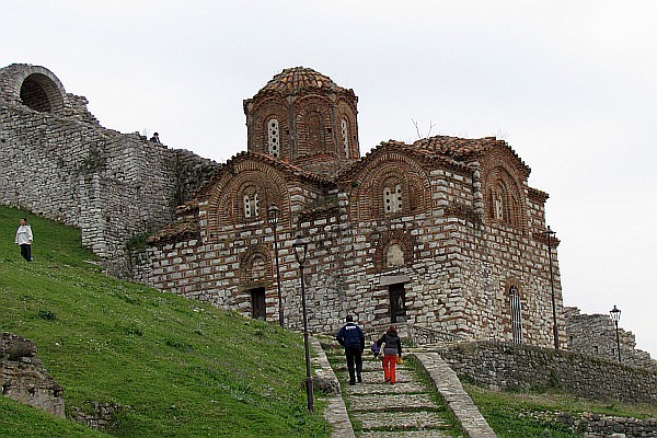 church within the Berat castle