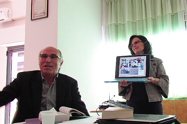 Dini Shahini gives some of the history of Albania Mennonite Mission