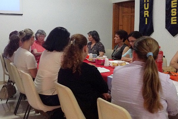 Women's Meeting at Guri i Themelit