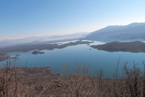 Lake Shkodër from Nontenegro