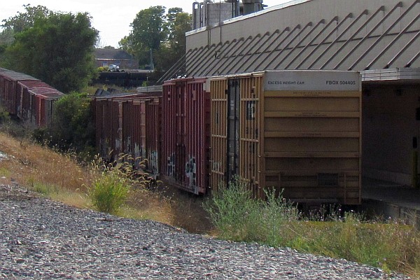 excess height boxcar at Packaging Coorporation of America