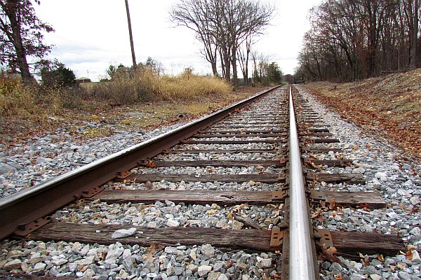 Norfolk Southern tracks heading west to Harrisonburg, VA (I)