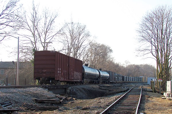 NS train near R. S. Monger, Harrisonburg, VA (III)