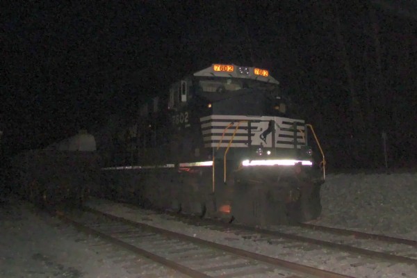 NS 7602 at night with flash