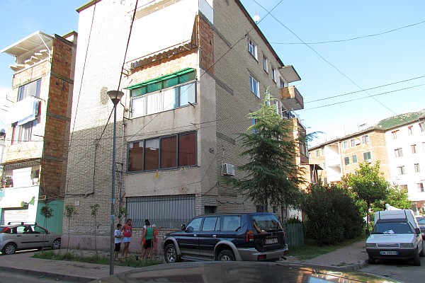 the south side of our apartment on second floor