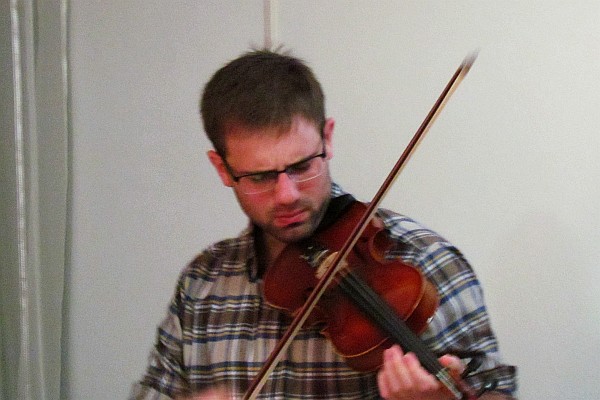 Justin Rittenhouse is intent on playing his violin