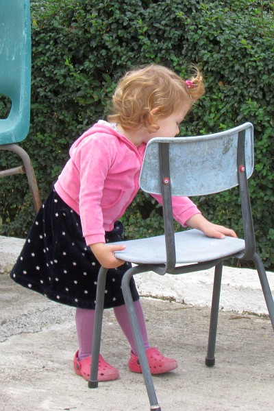three-year-old Emily Cook at LAC
