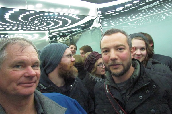 Jim, Martin and the American teachers in one elevator