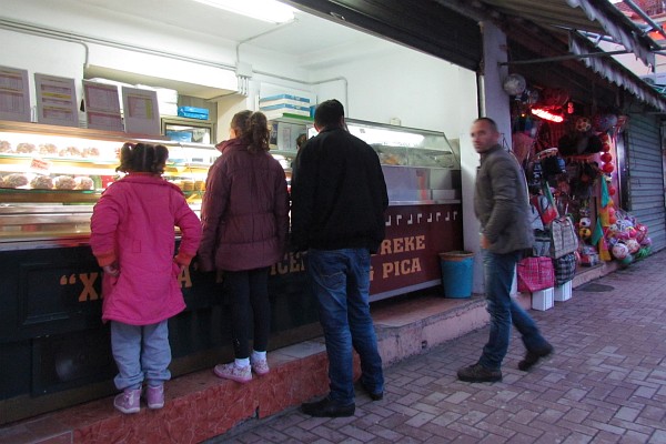 byrek shop in Lezhe