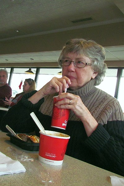 next day at Wendy's in Harrisonburg, VA, USA