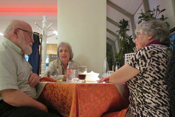 Janet, Elsie and I at Jolly's Restaurant