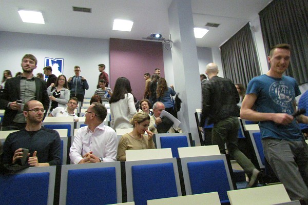 at the end of my presentation