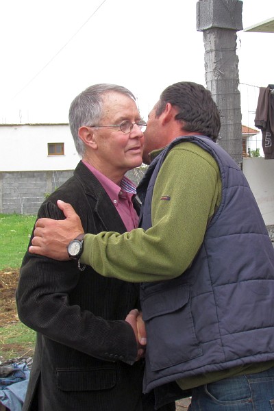 Allen and Fatmir meet and greet each other