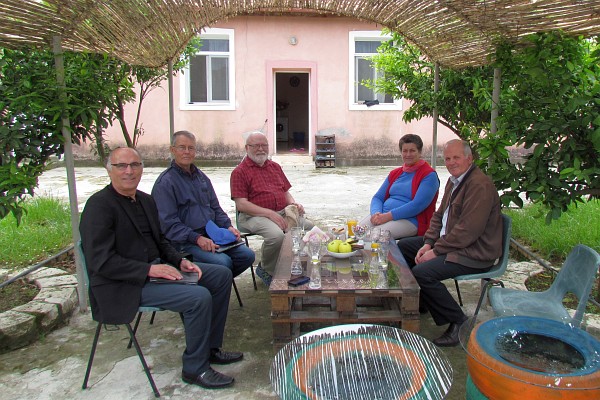 at the home of Agim and Goni Ndoni