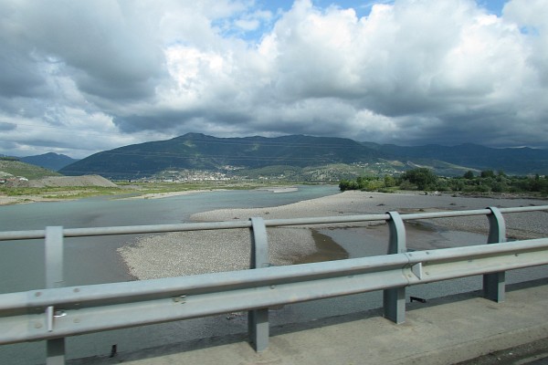 the rocky mouth of the river