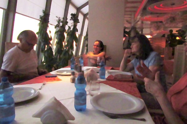 Lois King hosted us at dinner