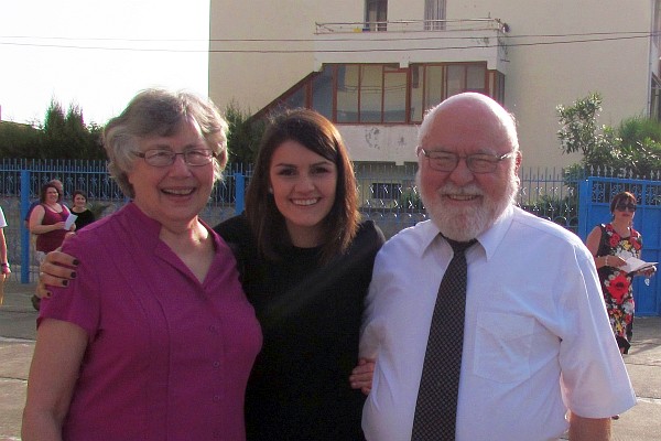 we pose with Irena