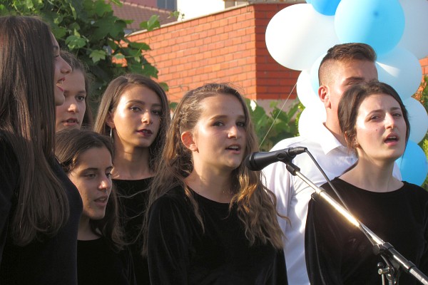 close up of some choir members