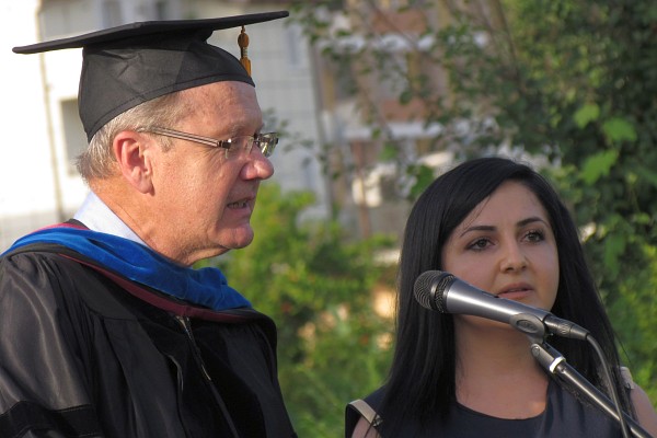 Dr. Don Steiner was the commenccement speaker