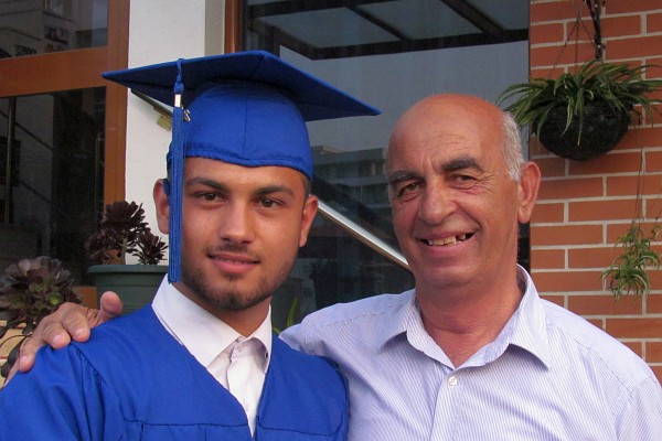 Fatlum and his grandpa