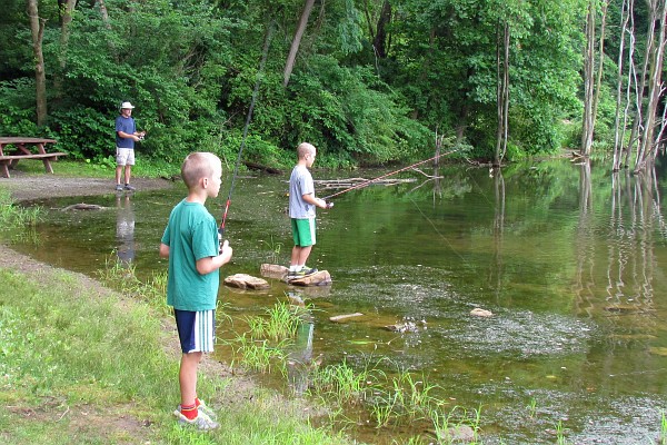 Todd,, Jared and Nathan hishing