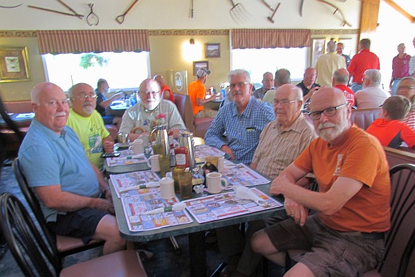 breakfast with my brothers and dad