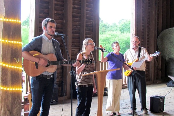 Alex Rubel at the commissioning for TranSend volunteers