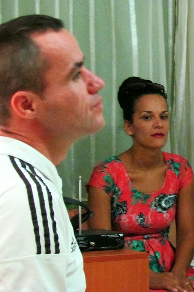 Besnik and his wife Dafina