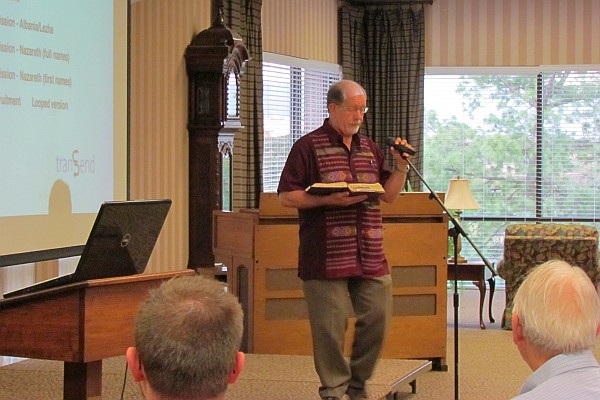 Ken Horst (VMM) spweaks at VMRC vedspers