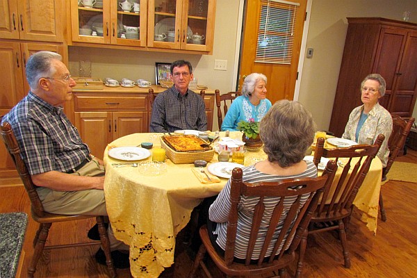 Our small group from Mt. Clinton Mennonite Church