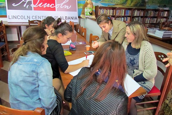 faculty work in small grooups