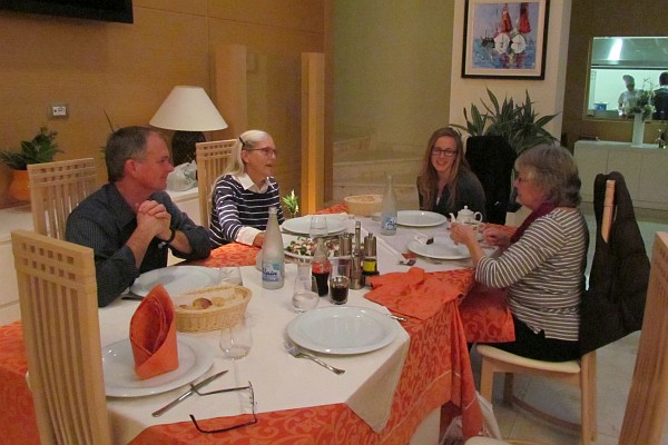 Jim, Annn, Katrinca, Elsie and me at Jolly Restaurant