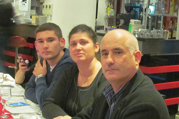 Armoado and his parents