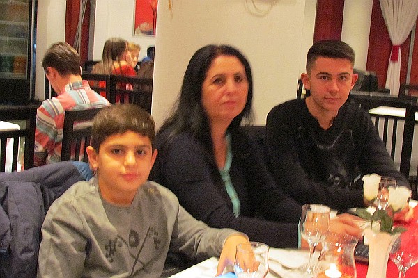Gjergj and his mother and brother