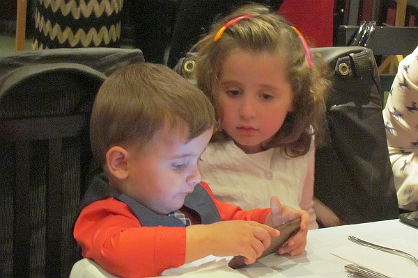 Bardha's children Art and Dona
