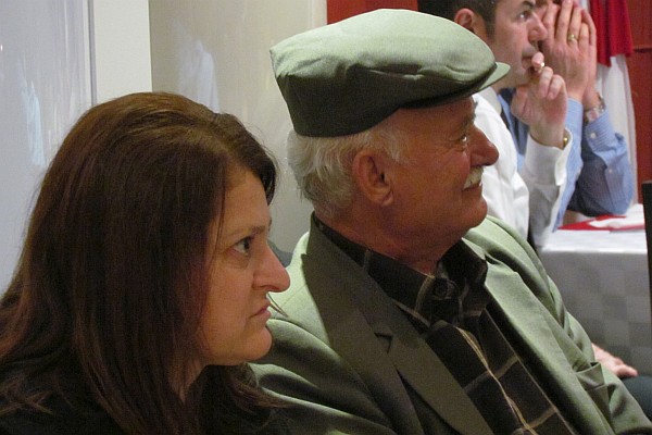 Senior student Inda's mother and grnadfather