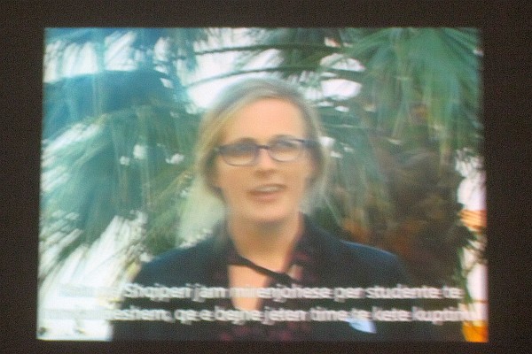 senior students put together a video on thankfulness