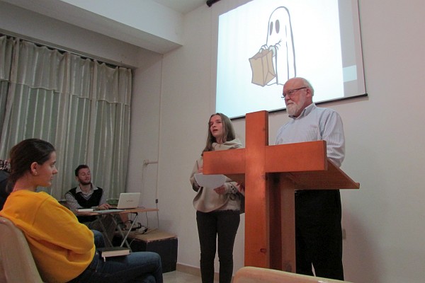 Oriolla interprets as I preach