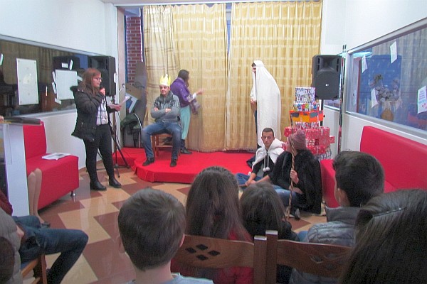 Christmas drama done by some students